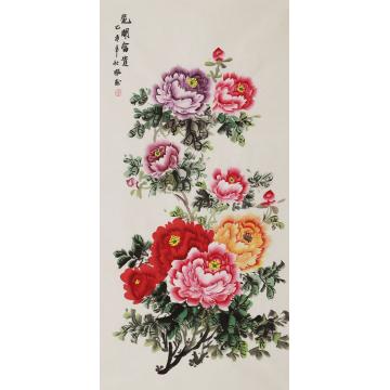 朱秋凤国画花鸟花开富贵字画之家