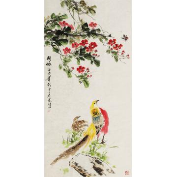 刘彦彬国画花鸟相依字画之家