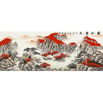 喻伟国画山水福山秀水字画之家