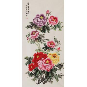 朱秋凤国画花鸟富贵呈祥字画之家