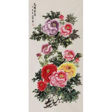 朱秋凤国画花鸟花开富贵字画之家