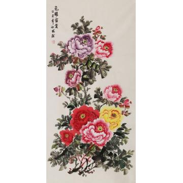 朱秋凤国画花鸟花开富贵字画之家