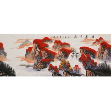 李章伟国画山水鸿运千秋（退）字画之家