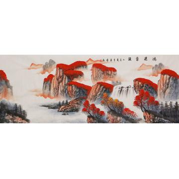 李章伟国画山水鸿运当头字画之家