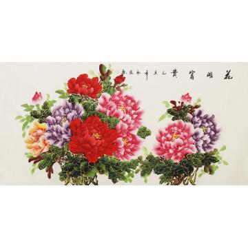 朱秋凤国画花鸟花开富贵字画之家