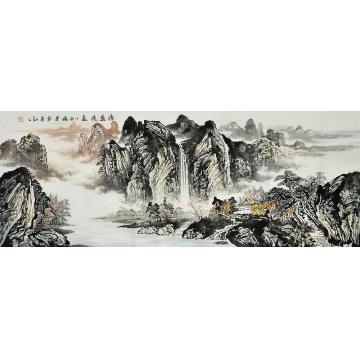 魏东国画山水源远流长字画之家
