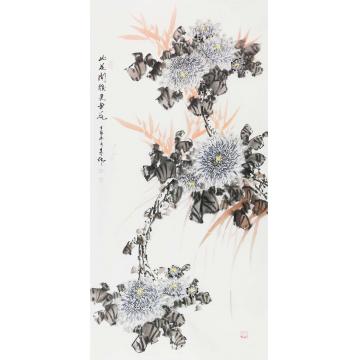 周基伟国画花鸟此花开后更无花（退）字画之家