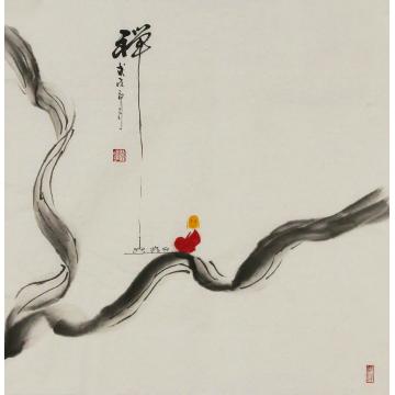 李建华国画人物禅字画之家