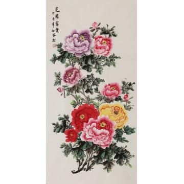 朱秋凤国画花鸟花开富贵字画之家