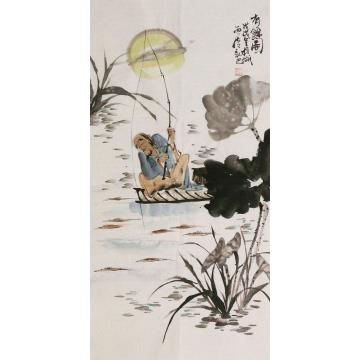周佳惠国画人物有余图字画之家