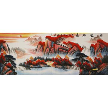 张茂林国画山水源远流长字画之家