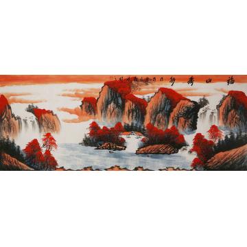 张茂林国画山水福山寿水字画之家