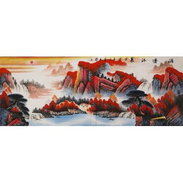 张茂林国画山水源远流长字画之家