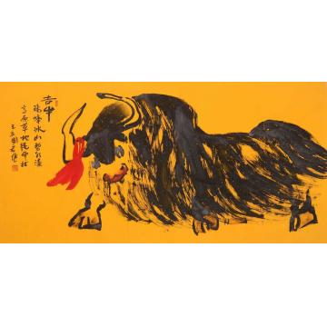 董国宏国画动物吉牛字画之家