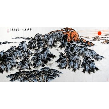 李延生国画山水稳如泰山字画之家