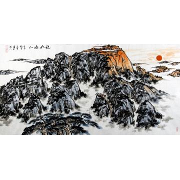 李延生国画山水稳如泰山字画之家