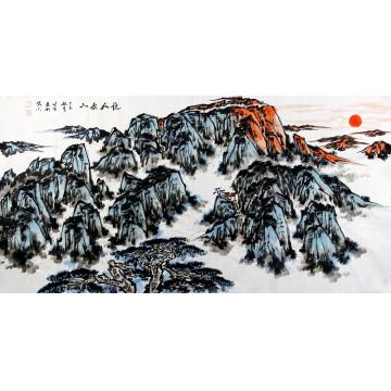 李延生国画山水稳如泰山字画之家