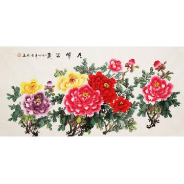 朱秋凤国画花鸟花开富贵字画之家