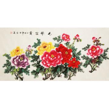 朱秋凤国画花鸟花开富贵字画之家