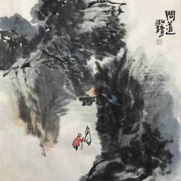 高光圃国画山水问道字画之家
