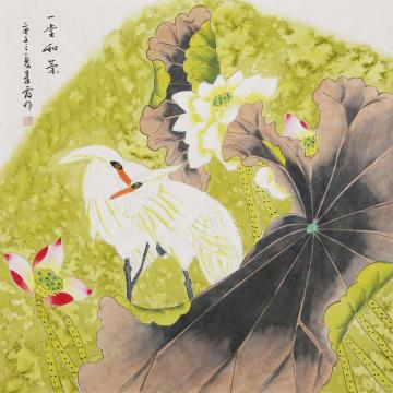 秦霞国画花鸟一堂和气字画之家