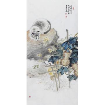 王鹏国画动物金秋字画之家