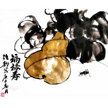 陈绍静国画花鸟福禄寿字画之家