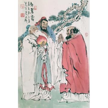 佟宝全国画人物仁者寿字画之家