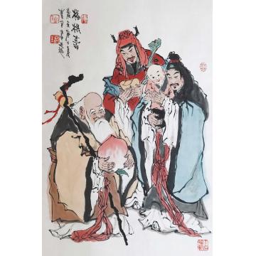 佟宝全国画人物福禄寿字画之家