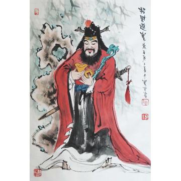 佟宝全国画人物招财进宝字画之家