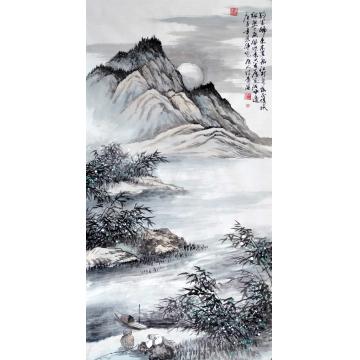 于恩沛国画山水钓罢归来不系船字画之家