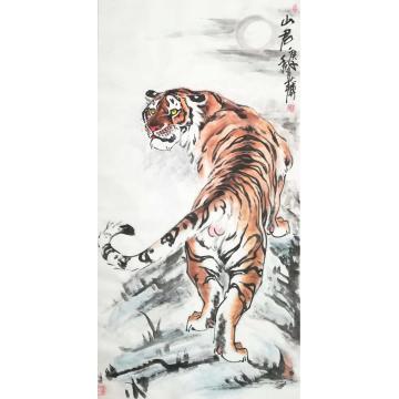 刘文录国画动物山君字画之家