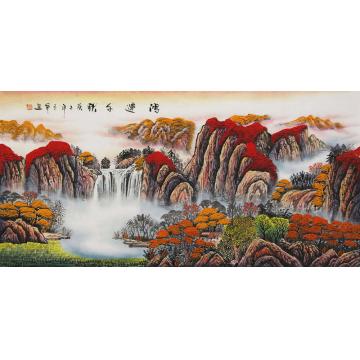 阳立军国画山水鸿运千秋字画之家