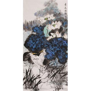 谢长虹国画花鸟香远溢清字画之家