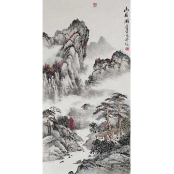 于恩沛国画山水山居图字画之家