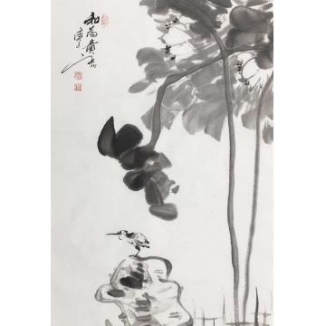 吴定川国画花鸟和为贵字画之家