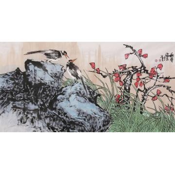 武洪星国画花鸟秋声秋色字画之家