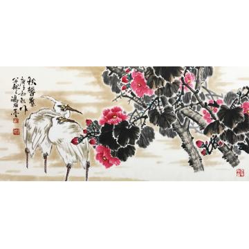 徐鸿海国画花鸟秋馨图字画之家