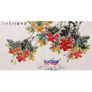 周艺国画花鸟吉利图字画之家