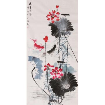 莫少成国画花鸟连年有余字画之家