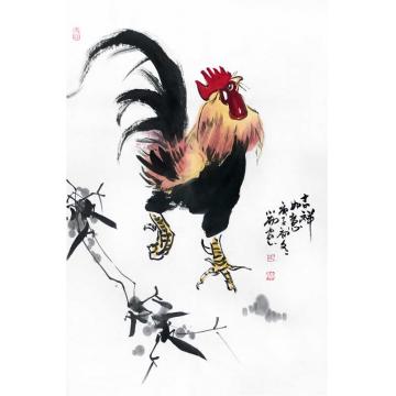 周小雨国画花鸟吉祥如意字画之家
