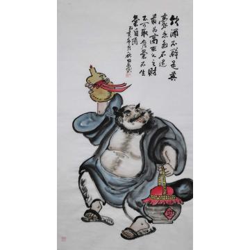熊秋田国画人物酒仙图字画之家