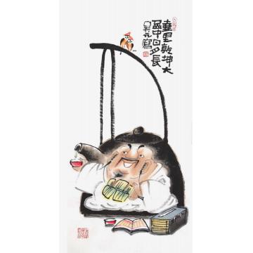 吴元国画人物壶里乾坤大字画之家