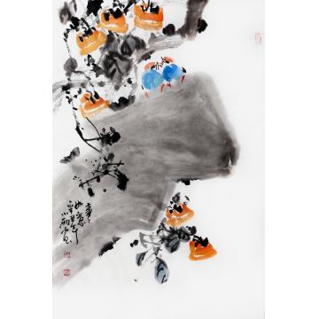 周小雨国画花鸟事事如意字画之家