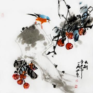 周小雨国画花鸟大利字画之家