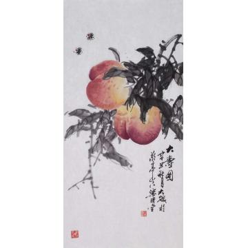 朱大成国画花鸟大寿图字画之家