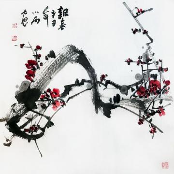 周小雨国画花鸟报春字画之家