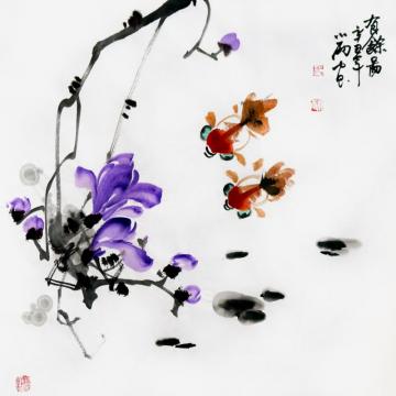 周小雨国画花鸟有余图字画之家