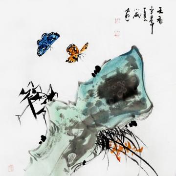 周小雨国画花鸟天香字画之家