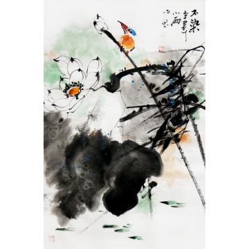 周小雨国画花鸟不染字画之家